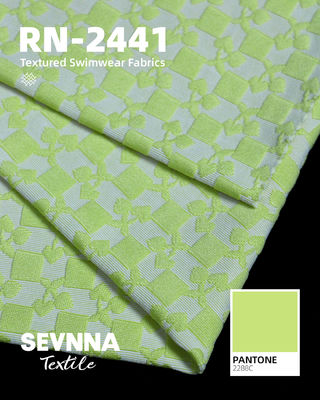 340gm 92%リサイクルポリ + 8%スパンデックス リサイクルポリエステル 繊維 RN-2441