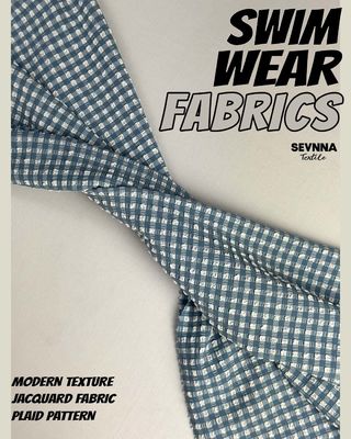 プレミアムテクスチャーのスイミングファブリック 幅115cm,重さ170gm,スタイリッシュなテクスチャーのスイミングウェア