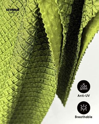 285gm クロール耐性 迅速乾燥 持続可能な環境に優しい水着のためのリサイクル水着布