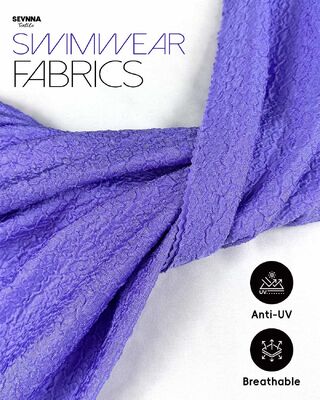 86% リサイクルナイロン UPF 50+ 245gm 高性能水着とスポーツ用服用 質感のある水着