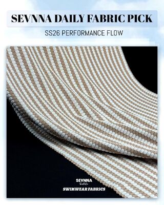 通気性リサイクル水着生地 320gsm 速乾性持続可能な水着製造用生地