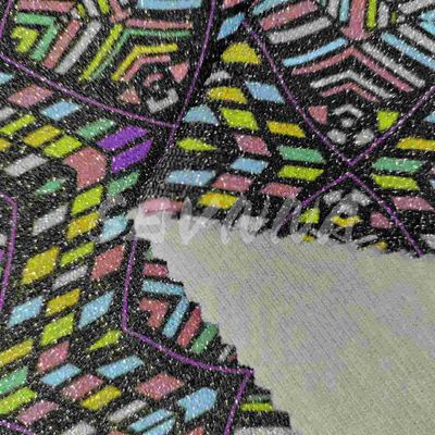 密度 ジャッカルド ニットダブル ニット 織物 夏 / 秋 着用 リサイクル ポリエステル 繊維