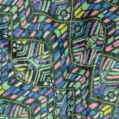 柔らかい快適な二重編み布で,夏/秋の着用のためにリサイクルされたポリと金属