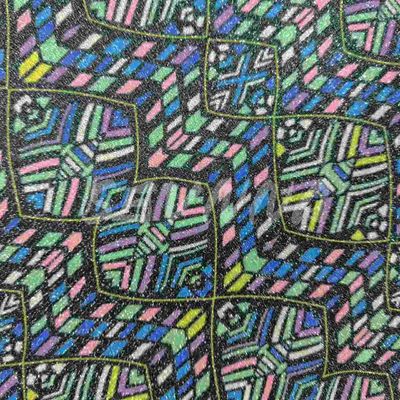 柔らかい快適な二重編み布で,夏/秋の着用のためにリサイクルされたポリと金属
