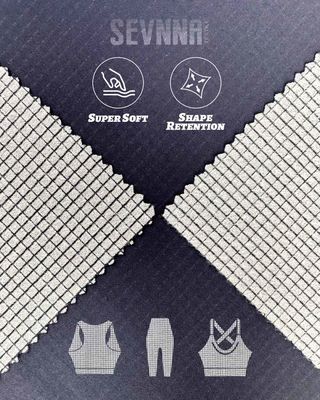 耐久性のあるヨガ用 布のストレッチ アンチオデント 編み物 4 Way ストレッチ