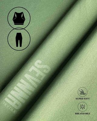 持続可能なフィットネス着物のための透気性と凸字印刷 リサイクルされたリクラ布