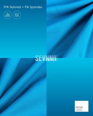 UPF 50+ ランニングファブリック ナイロン66 スパンデックス 4 方向 ストレッチ