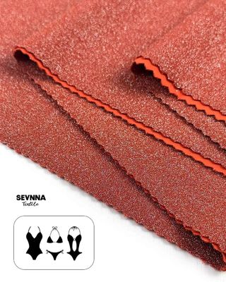 230gm 重量 復旧ナイロンと金属仕上げで夏と秋のための二重編み布