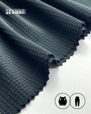 幅160cm UVカット50+ ランニング用生地 リサイクルポリエステル使用 高機能アクティブウェア向け