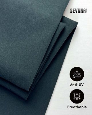 UPF 50+ 紫外線保護、伸縮性裾、防臭テクノロジーを備えた、アクティブウェア向け高性能ランニングファブリック