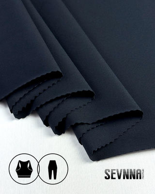 幅150cmのカスタマイズ可能なスポーツブラ生地、リサイクルナイロン・スパンデックス混紡、アクティブウェア用