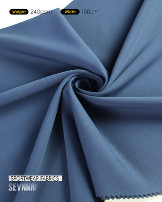 高性能アクティビティウェアのための150cm幅と240gm重さの耐久性のあるスポーツブラ布