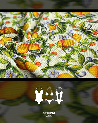 215gsm 幅152cm エコフレンドリー水着生地、リサイクルナイロン使用、サステナブル水着向け