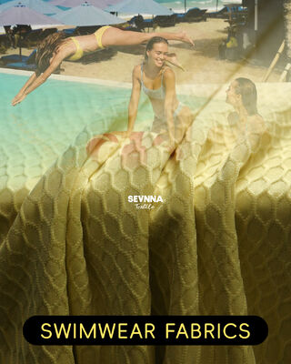 環境基準を満たすように開発された、水着コレクション向けの優れた耐久性と快適性を備えた、環境に優しい水着生地