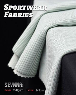 吸湿発散性、伸縮性、防臭性、丸編み加工を施した、アクティブウェア向けの通気性ヨガウェア生地