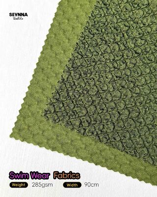 285gm クロール耐性 迅速乾燥 持続可能な環境に優しい水着のためのリサイクル水着布