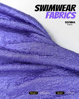 86% リサイクルナイロン UPF 50+ 245gm 高性能水着とスポーツ用服用 質感のある水着