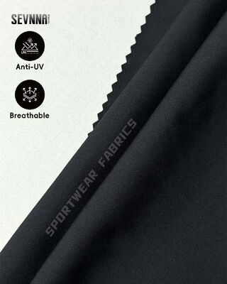 高性能自転車用布 紫外線保護と重量190gm 79%リサイクルポリエステル + 21%スペンデックスで作られています