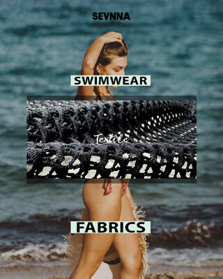 200gsm Breathable Quick-Drying Recycled Swimwear Fabric for Sustainable Swimwear Textile