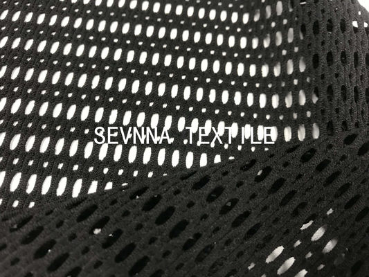 スポーツ・ウェア ポリエステル スパンデックスの材料によってリサイクルされるプラスチックびんはスポーツの純網の方法服装の隠蔽にまいはだを詰めます