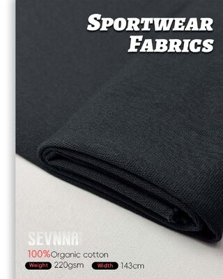 220gsm 100% オーガニックコットン バイキング生地、プレミアムサイクリングテキスタイル向けの高耐久性