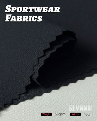 Running Fabrics with 4-way Stretch, UPF 50+ Sun Protection, and Quick Drying for High-Performance Activewear