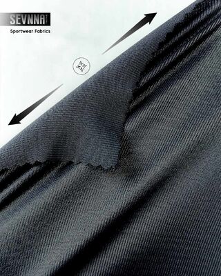 UPF 50+ ランニング生地 4方向ストレッチ 240 GSM 高性能アスレチックテキスタイル