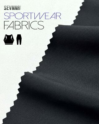 高性能自転車用布 紫外線保護と重量190gm 79%リサイクルポリエステル + 21%スペンデックスで作られています