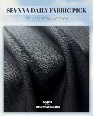 98% リサイクルポリエステルと UPF 50+ 保護用 高塩素耐性質の水泳布