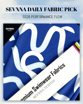 大人用リサイクル水着生地 サステナブル エコフレンドリー素材 水着アパレルおよびアクティブウェア生産に適しています