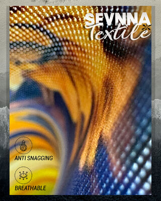 防臭加工を施した、耐久性のある水着やフィットネスウェアに最適な、フォイルメタリックプリントのホログラム再生ライクラ生地