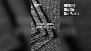 あらゆる年齢層向けの耐久性のあるダブルニット生地
