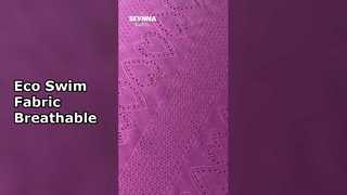 環境に優しい通気性のあるリサイクル水着生地